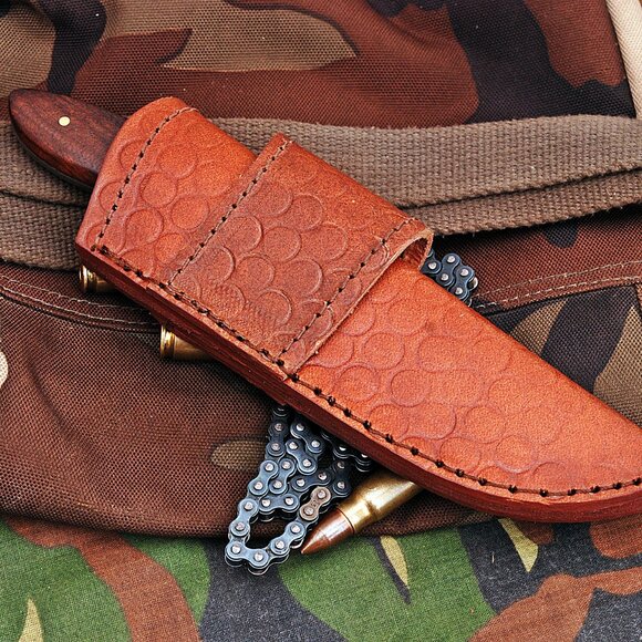 Handmade Damascus Kitchen Knife Twisted Pattern High Quality Knife NEW - Picture 5 of 5